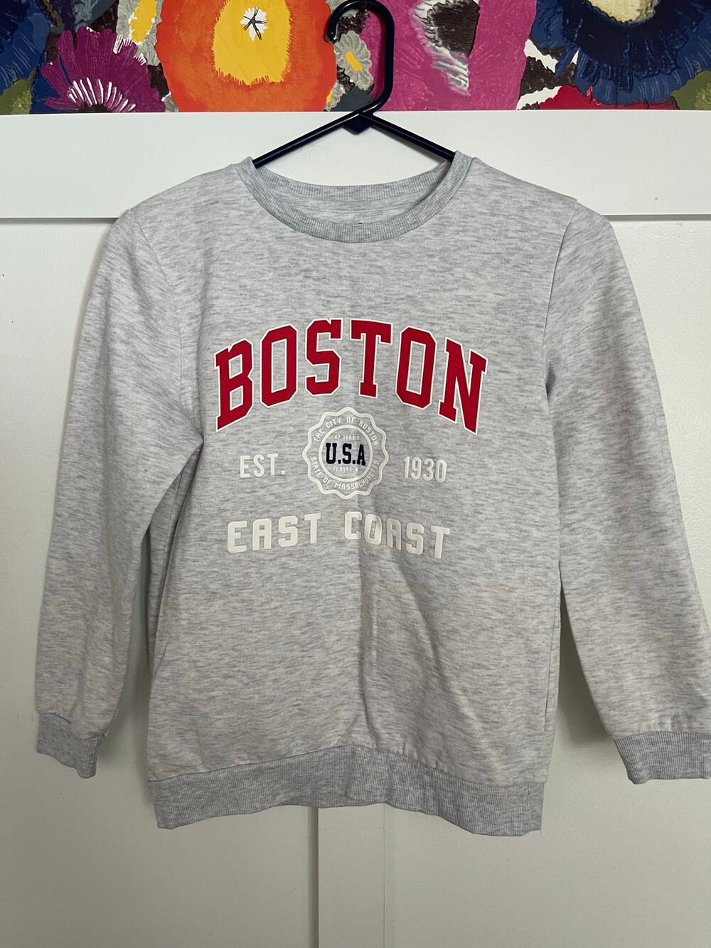 Boston sweatshirt by Primark kids large